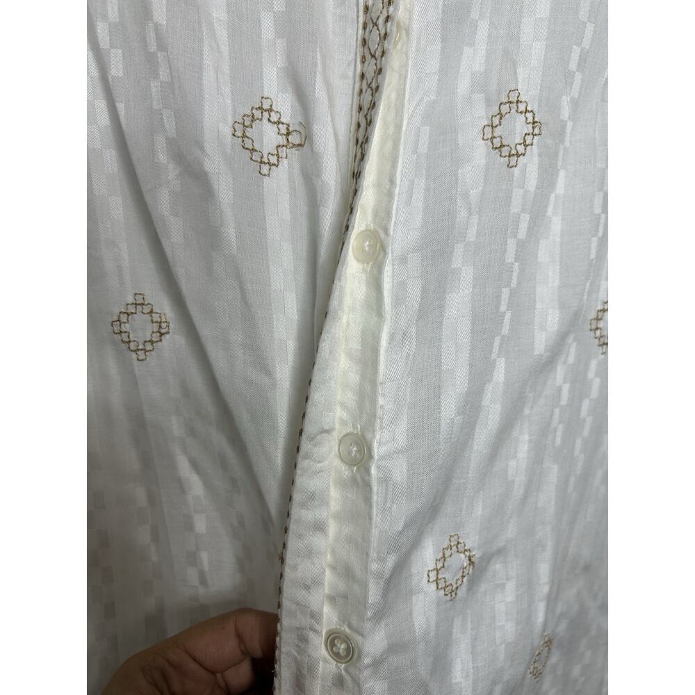 Catherine’s White Embroidered Tunic Blouse Boho Peasant Lightweight NWT Size 4X - Picture 4 of 10